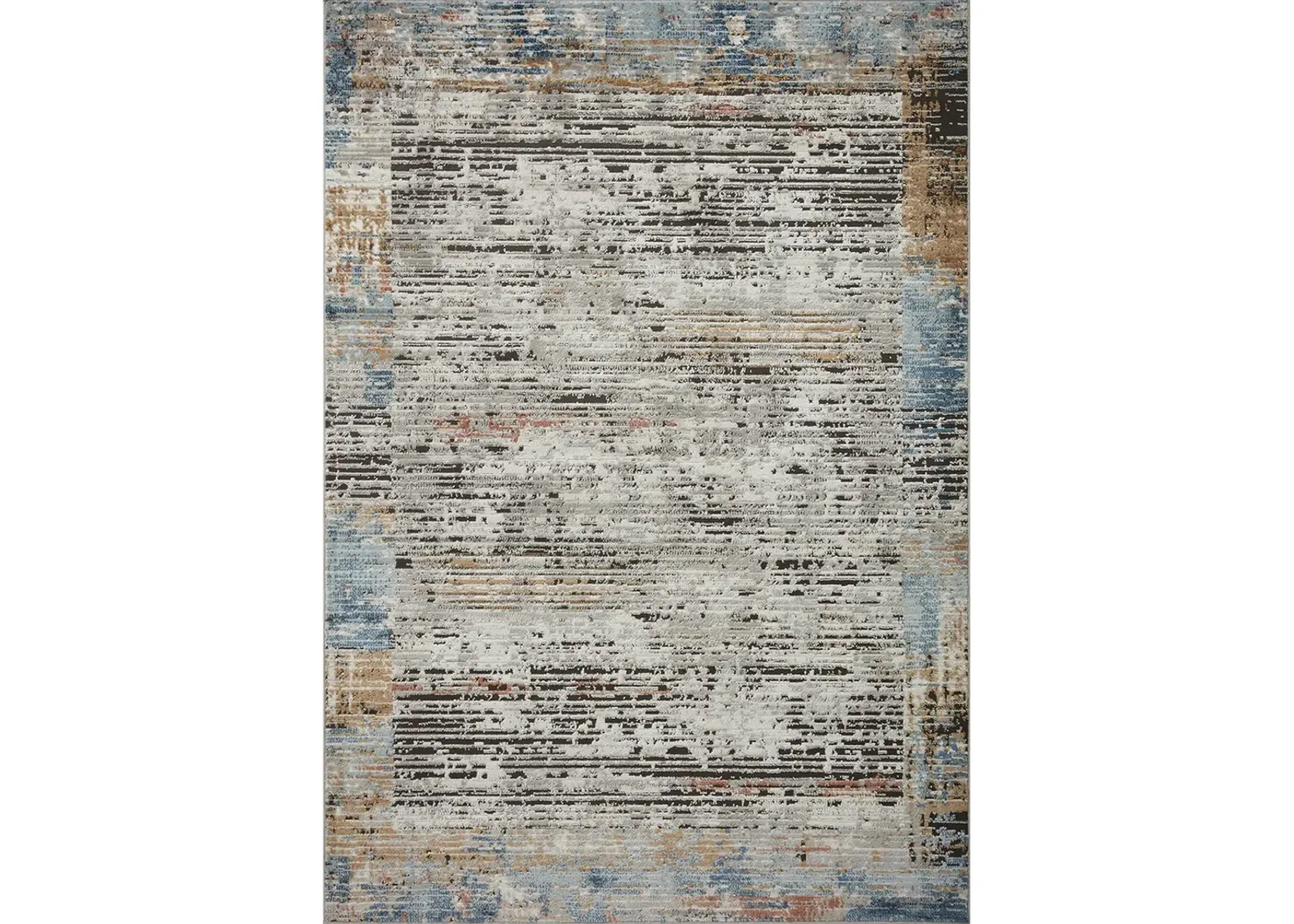 Bianca BIA07 Ash/Multi 5'3" x 7'6" Rug