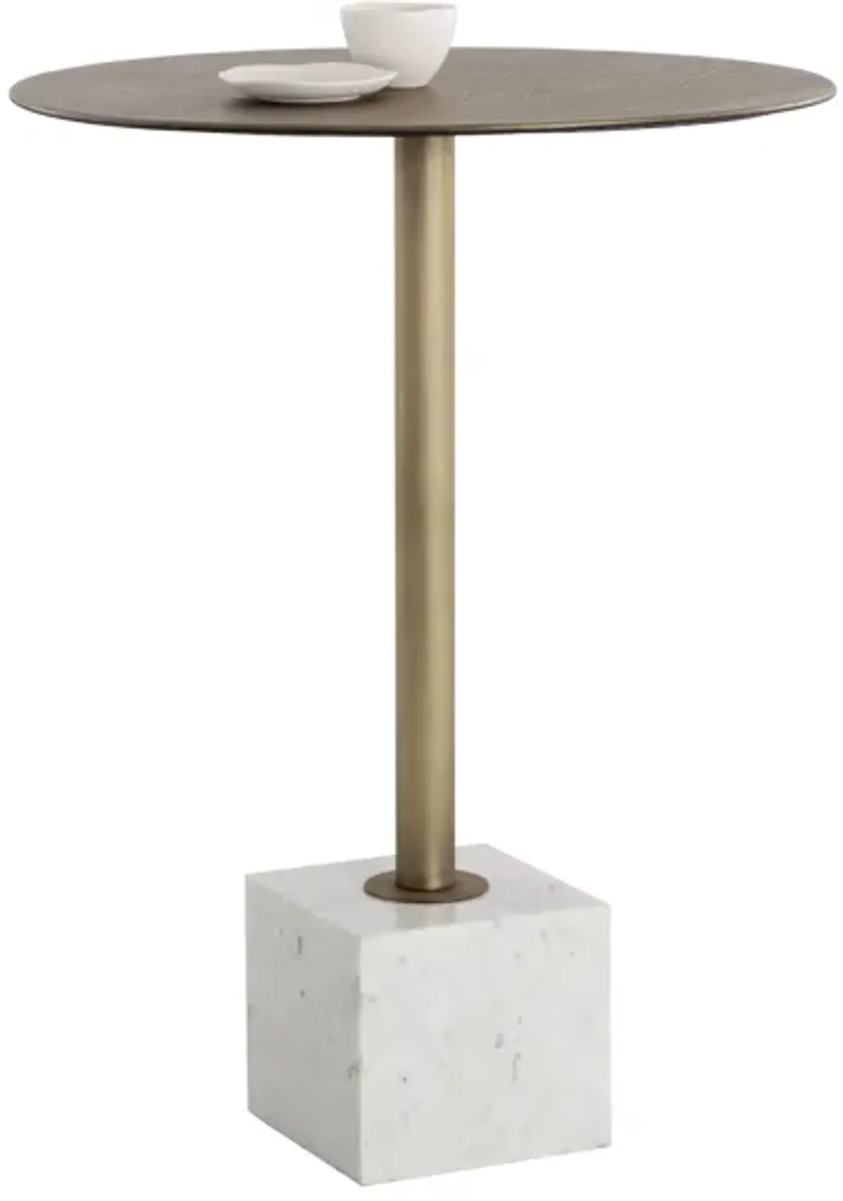 Kata White Bar Table