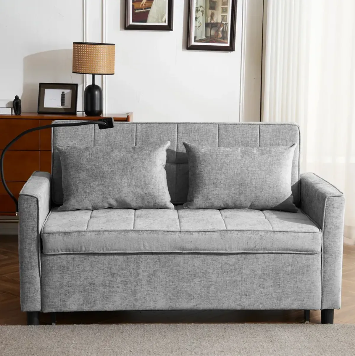 Merax Pull-out Loveseat Sleeper Sofa Bed