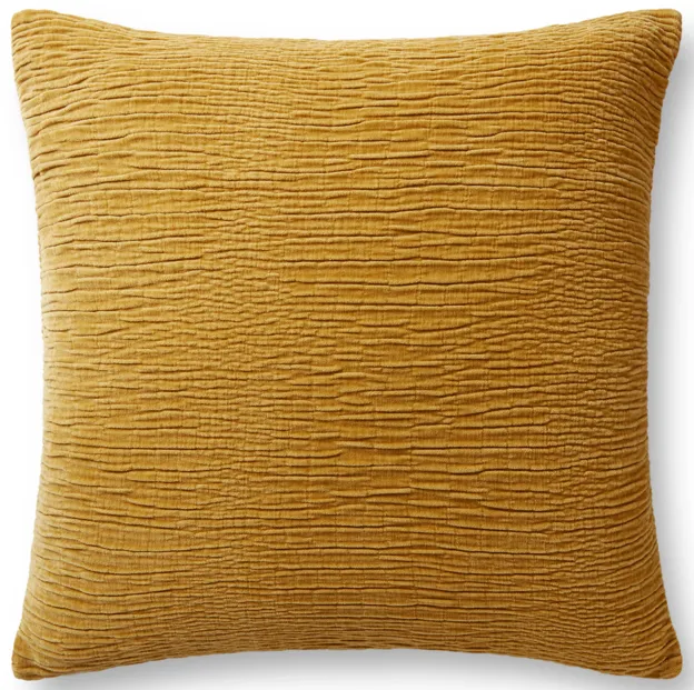 Gold 22''x22'' Down Pillow