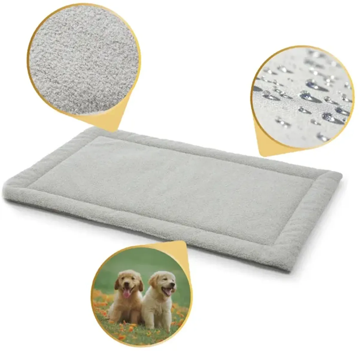 Teddy Sofa Cover For Pets - Blanket - Gray