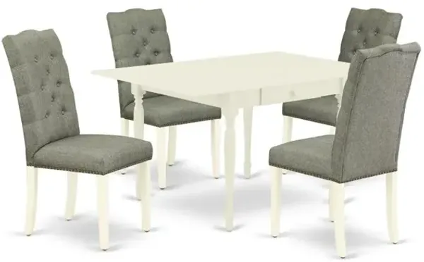 Dining Room Set Linen White
