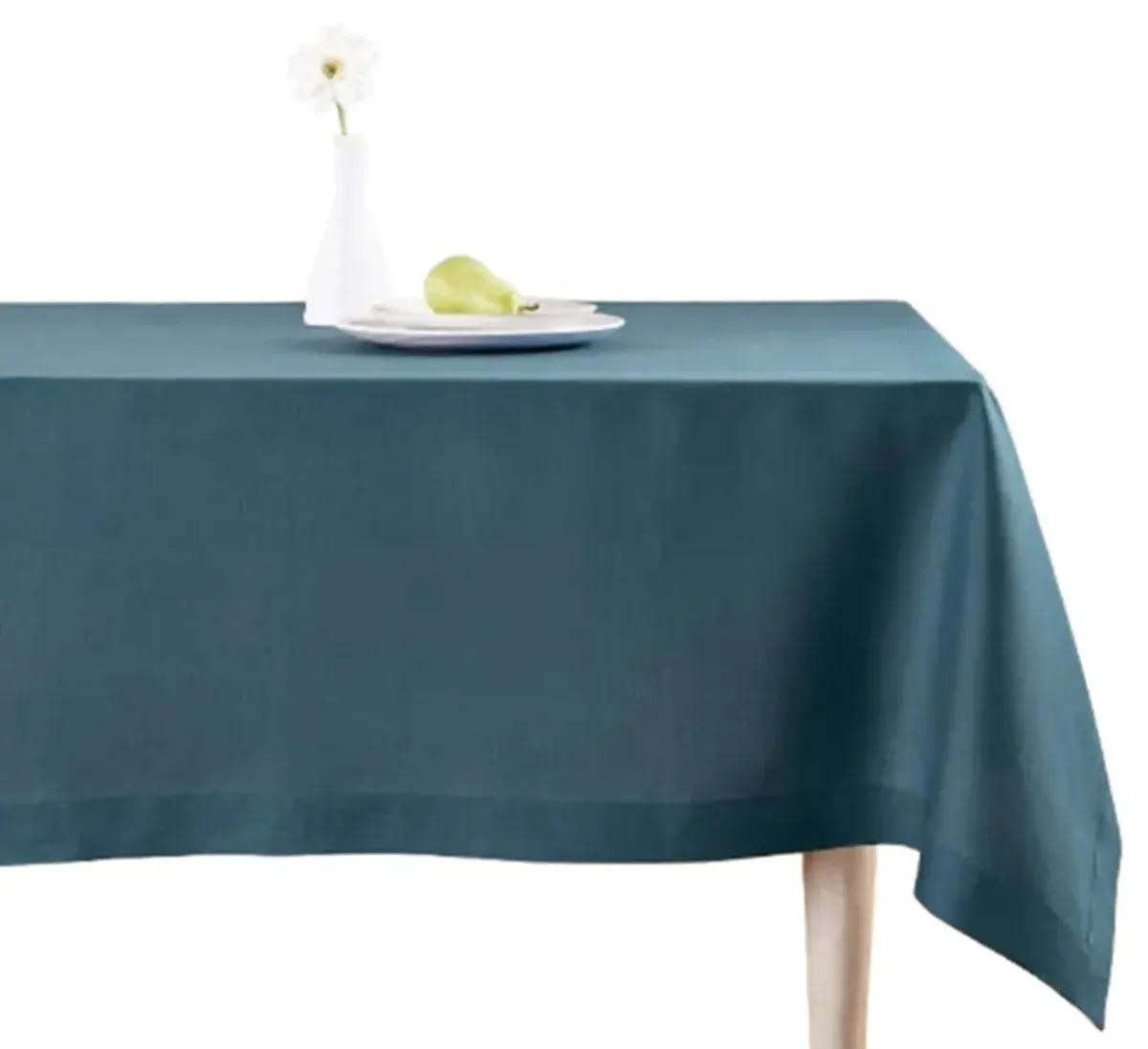 Solino Home 100% Pure Linen Table Runner | Classic Hemstitch for Thanksgiving, Christmas