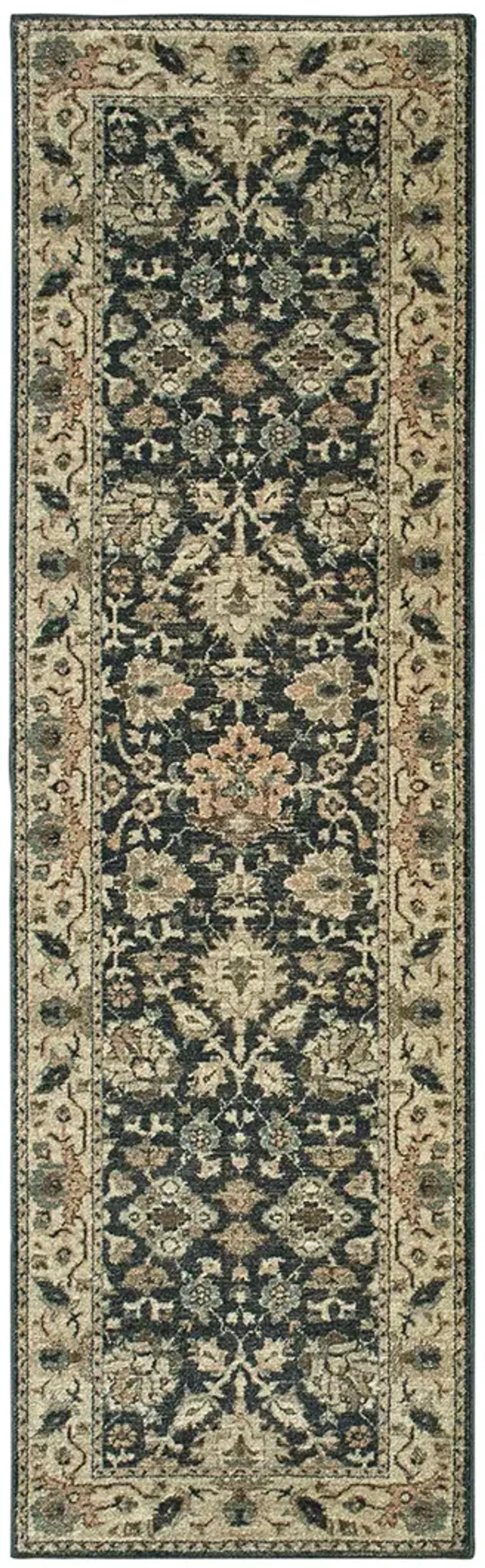 Raleigh 2'3" x 7'6" Navy Rug