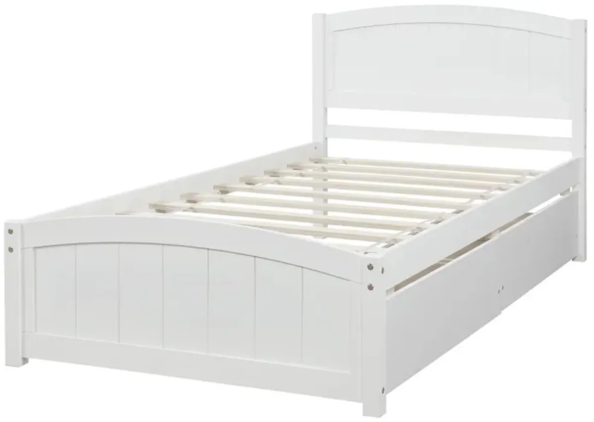 Merax Platform Bed with Two Drawers