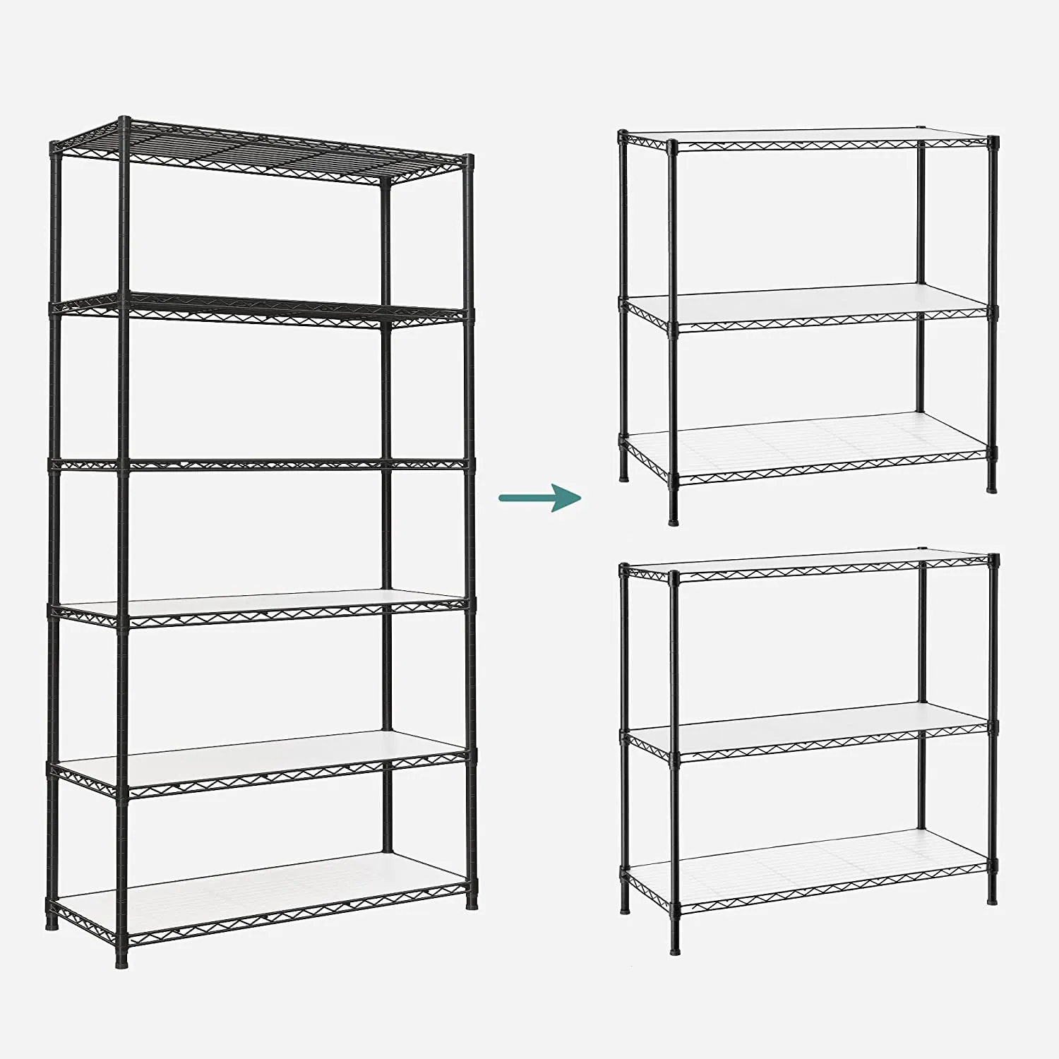 BreeBe 6-Tier Storage Shelves