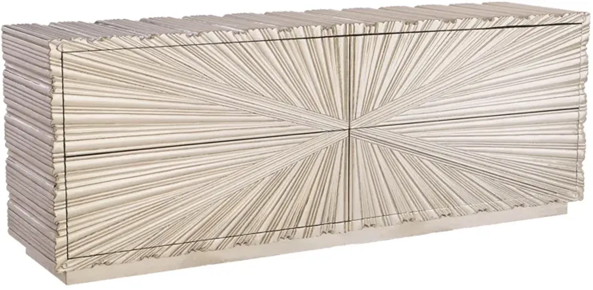 Linenfold Cabinet-Silver