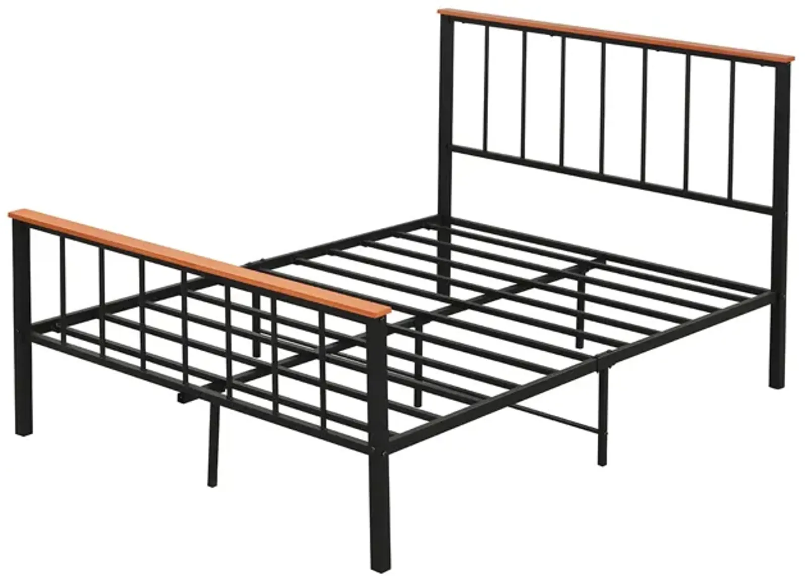 Bed Frame with Headboard and Footboard