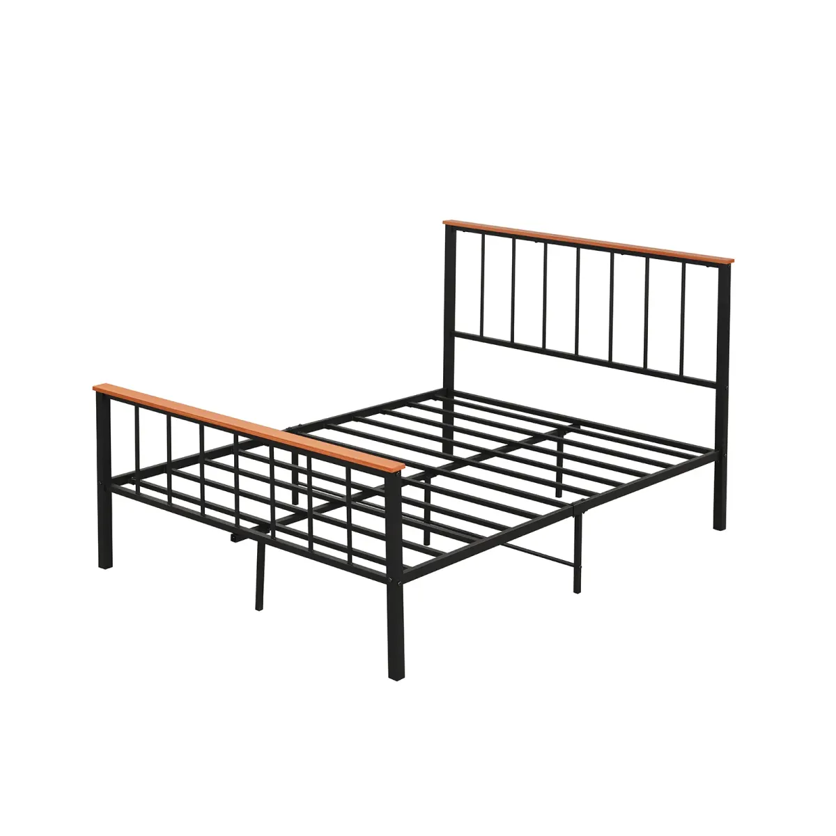 Bed Frame with Headboard and Footboard