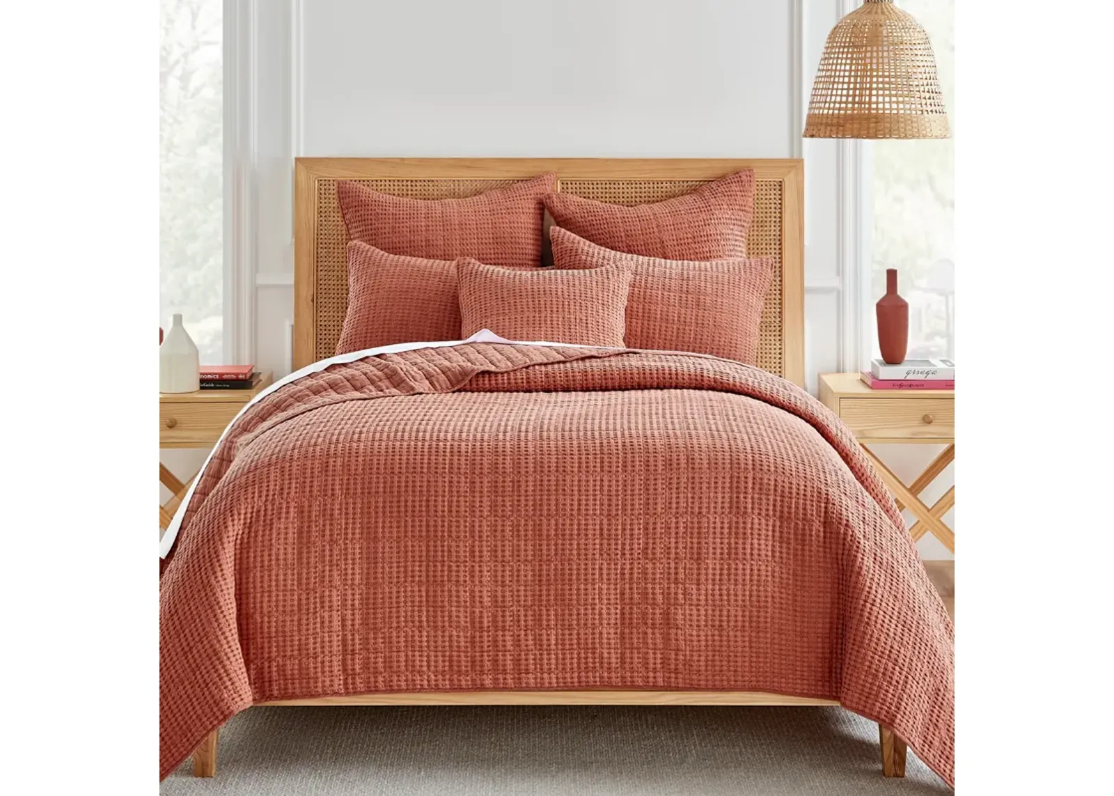 Mills Waffle Quilt and Pillow Sham Set - Levtex Home