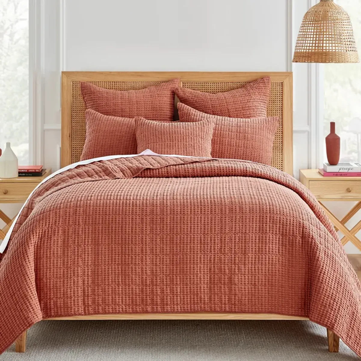 Mills Waffle Quilt and Pillow Sham Set - Levtex Home