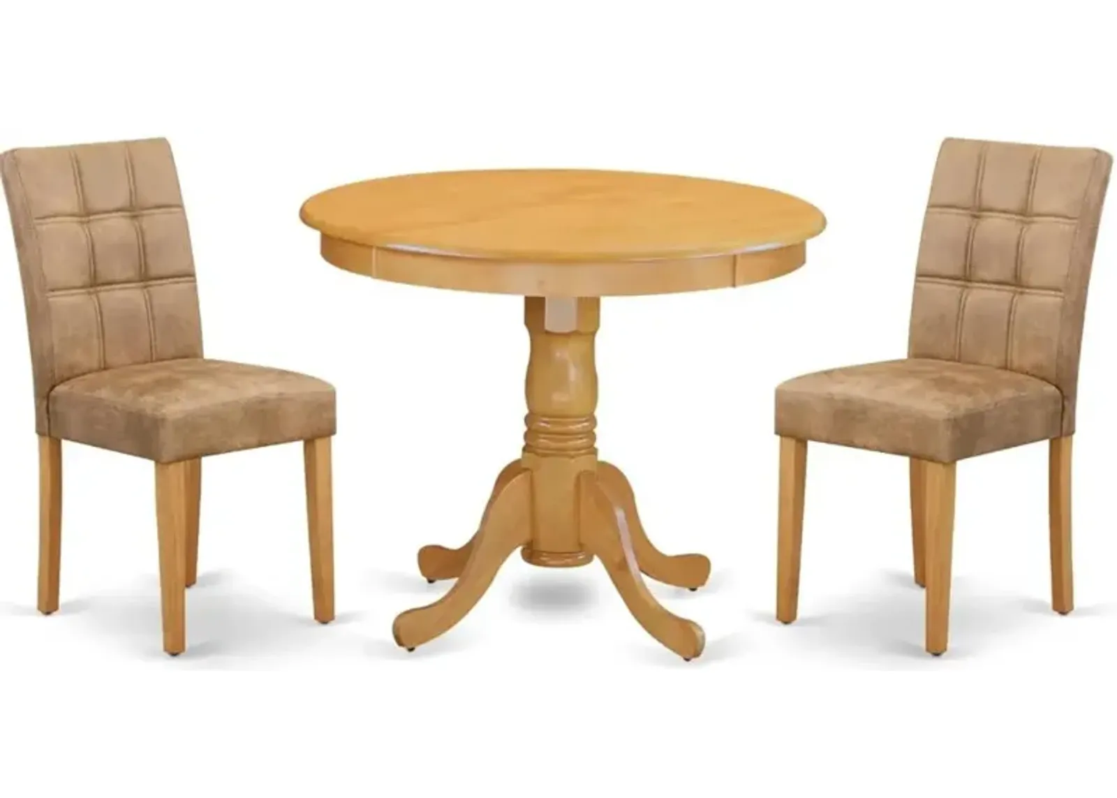 3 Piece Modern Dining Set consists A Dining Room Table