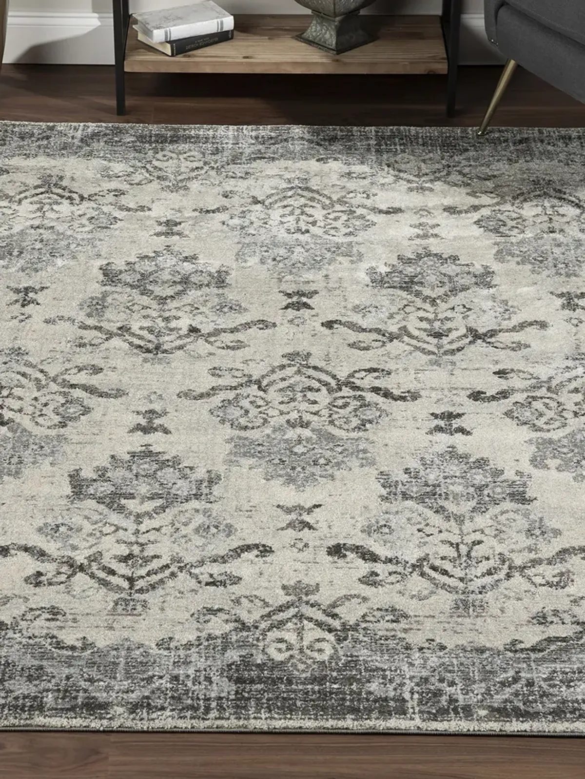 Antigua AN11 Pewter 3'3" x 5'3" Rug