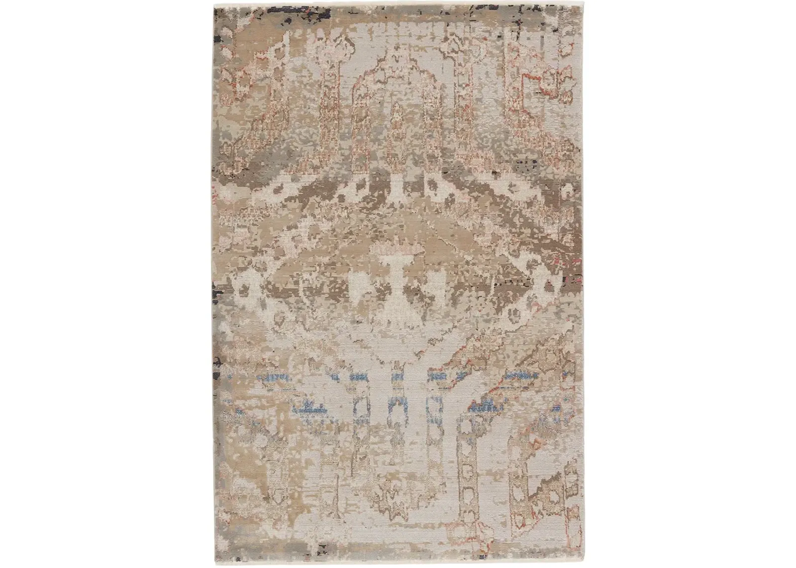 Sanaa By Nikki Chu Yarden Tan/Taupe 2'6" x 12' Runner Rug