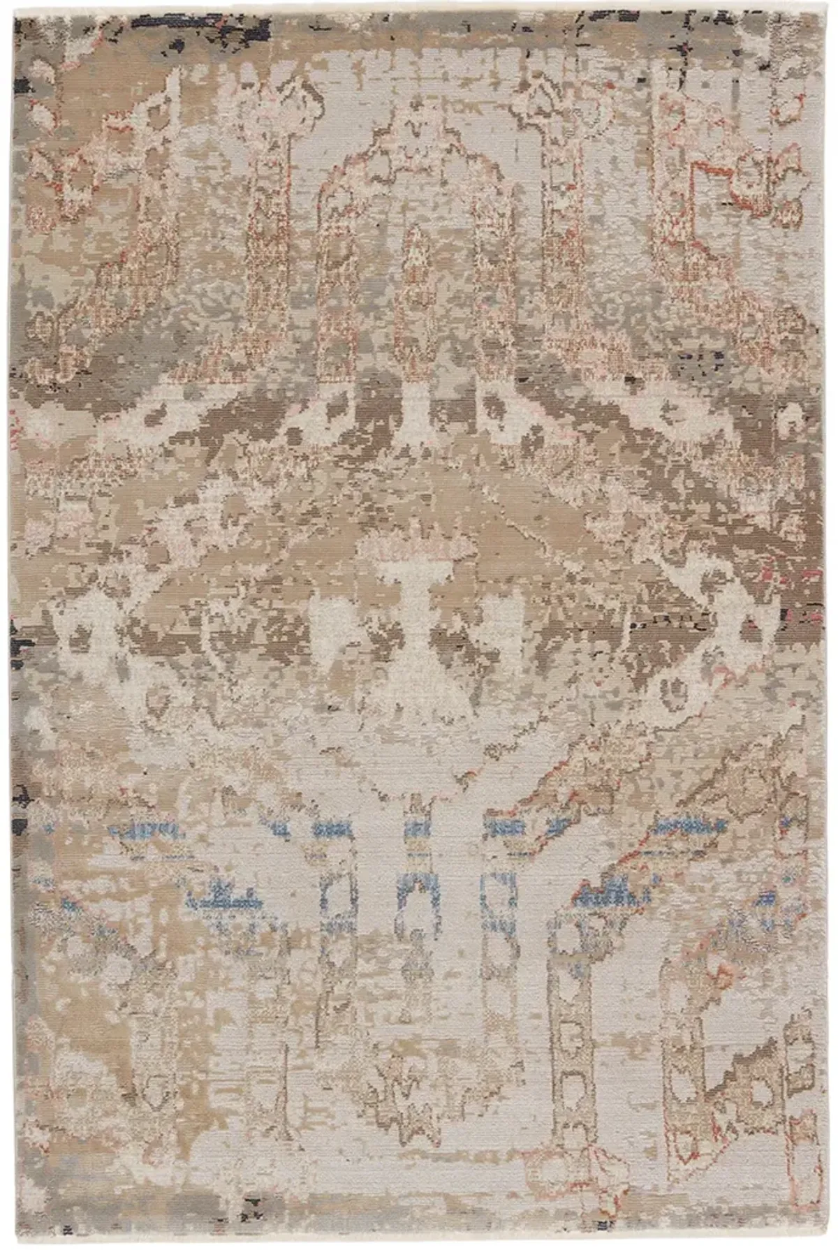 Sanaa By Nikki Chu Yarden Tan/Taupe 2'6" x 12' Runner Rug