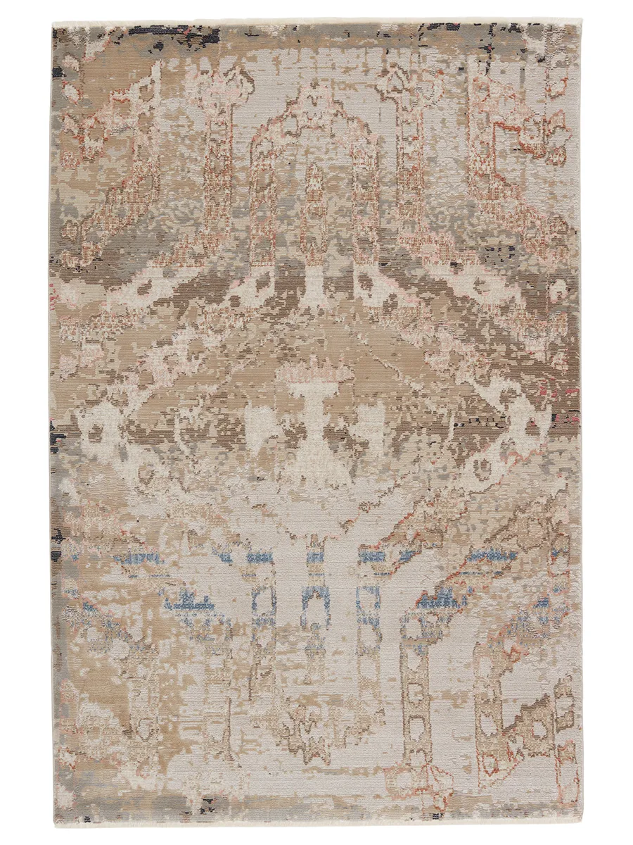 Sanaa By Nikki Chu Yarden Tan/Taupe 2'6" x 12' Runner Rug