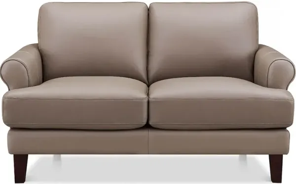 Dawn Top Grain Leather Loveseat
