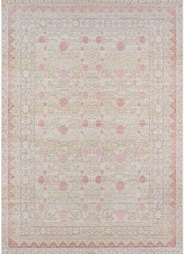 Momeni Traditional Rectangle Area Rug, Pink, 7'10 X 10'6