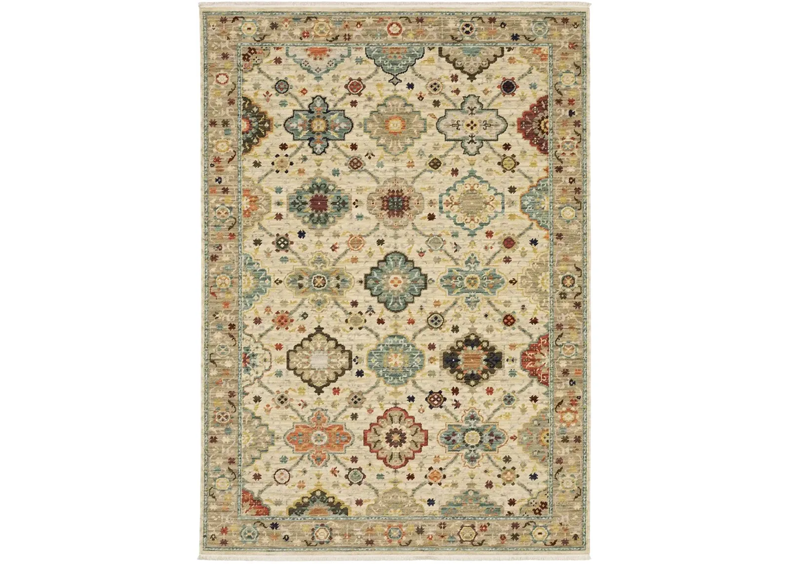 Lilihan 2' x 3' Beige Rug