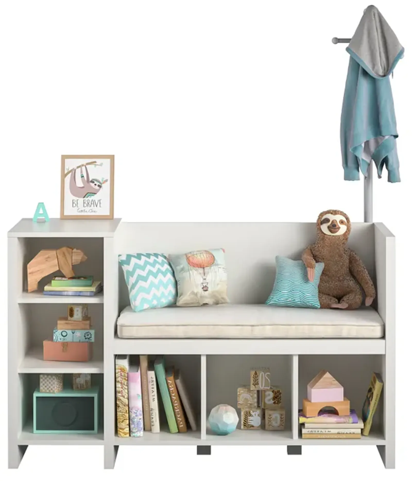 Jocelyn Storage Bench and Coat Rack