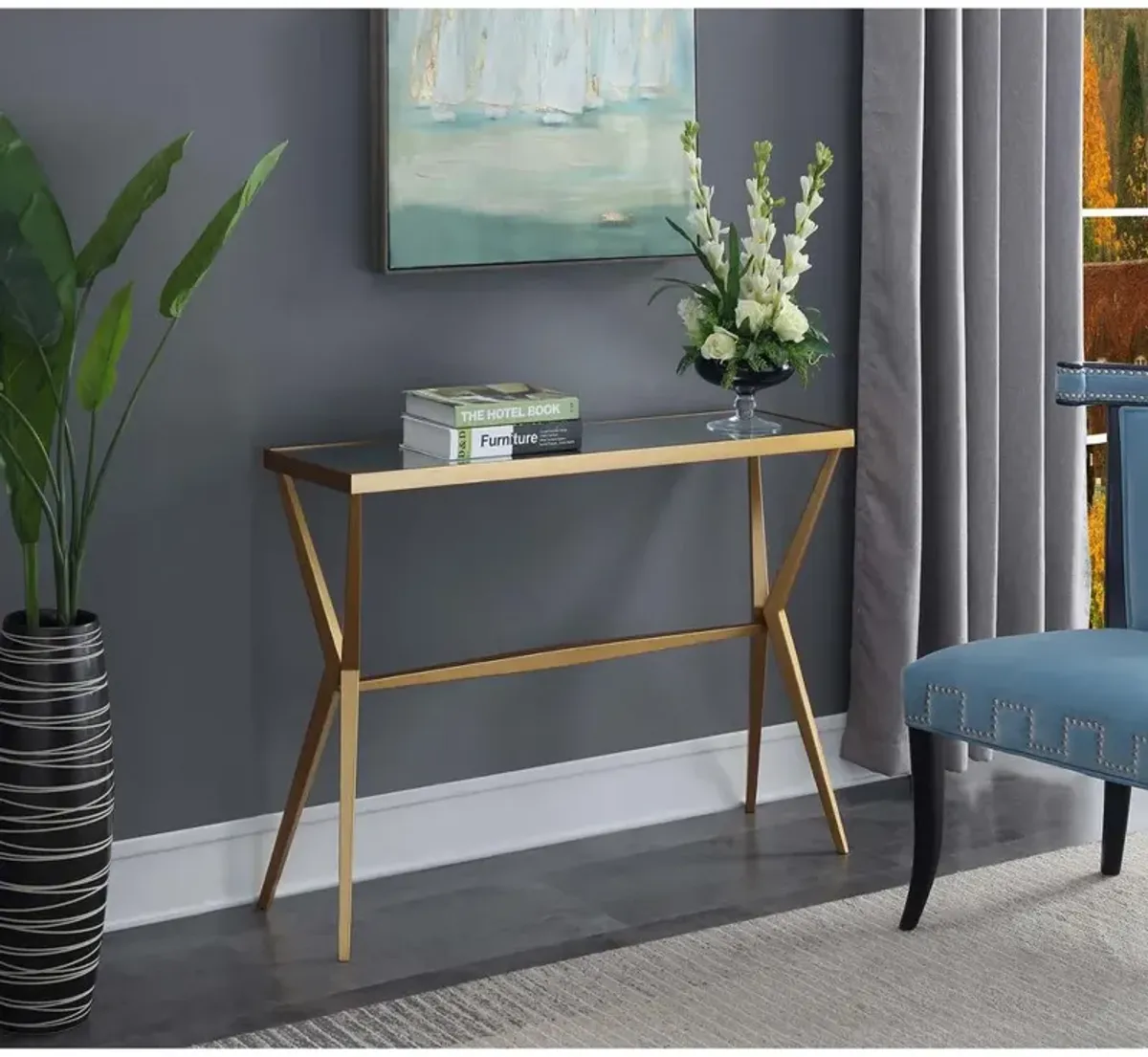 Convience Concept, Inc. Saturn  Console Table