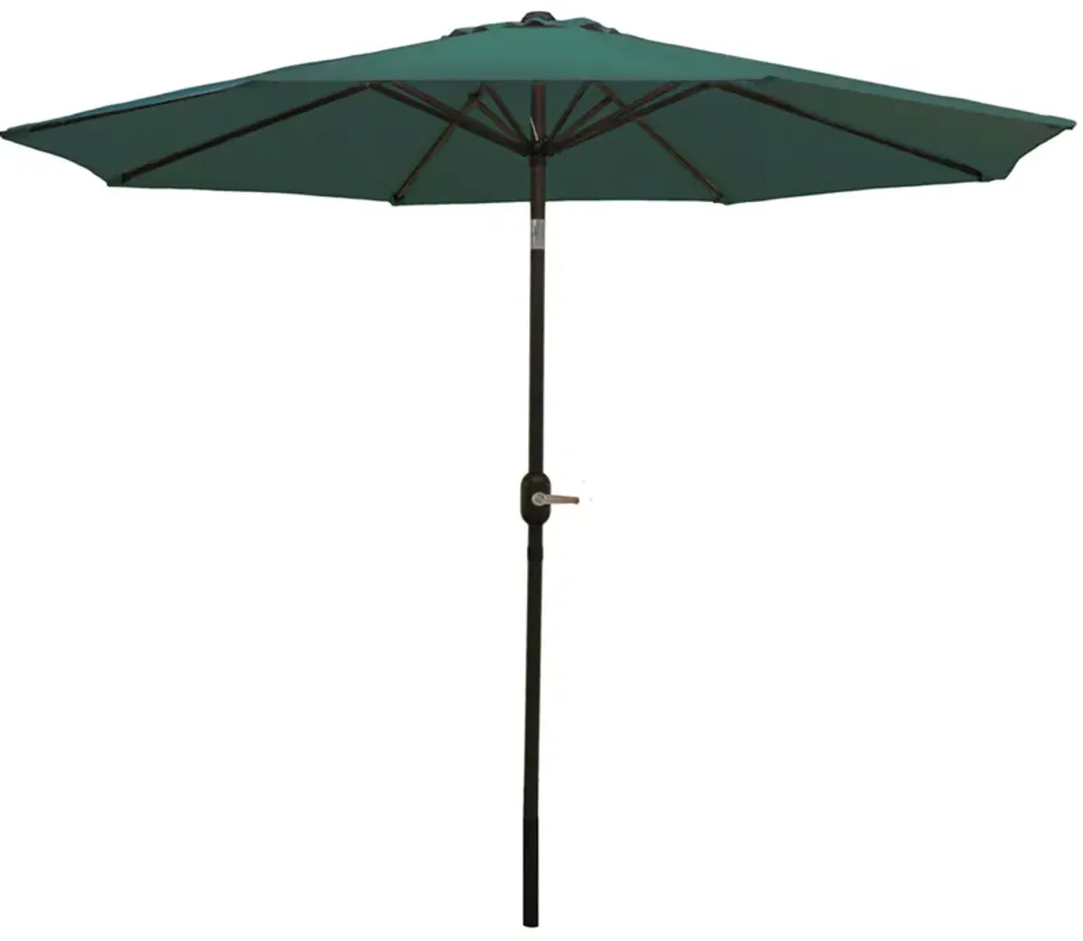 Sunnydaze 9 ft Aluminum Patio Umbrella with Tilt and Crank