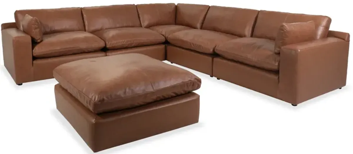 Emilia 5-Piece Sectional and Ottoman Set