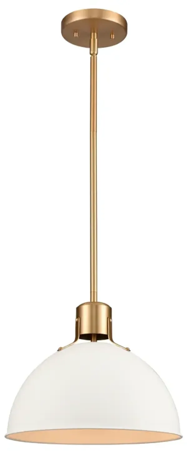 Zayne Pendant in White