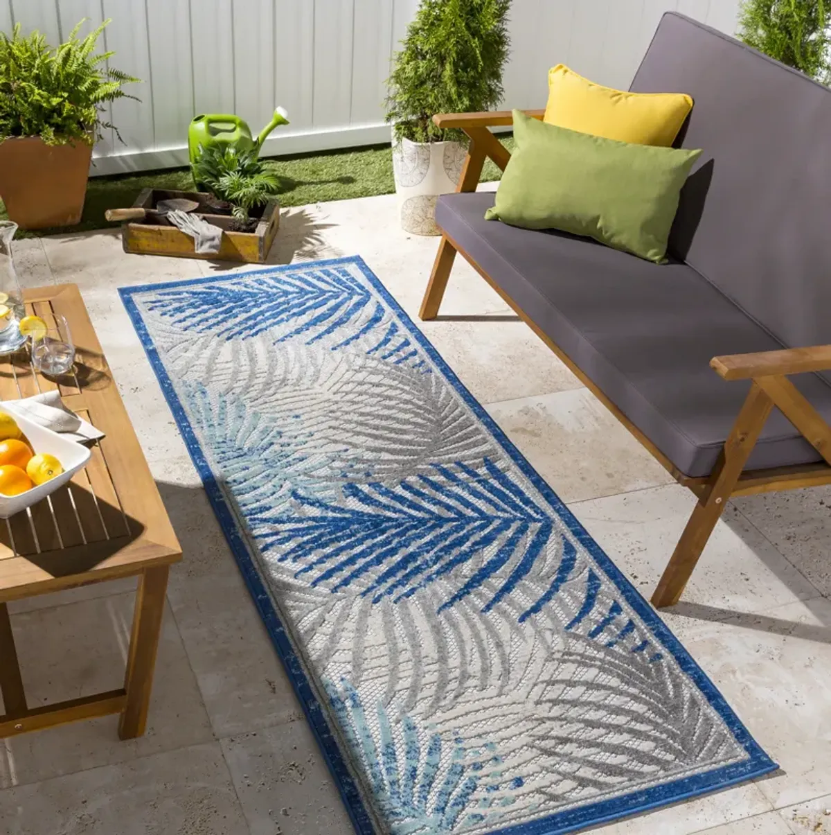 Big Sur BSR-2312 4'3' x 5'7' Blue Rug