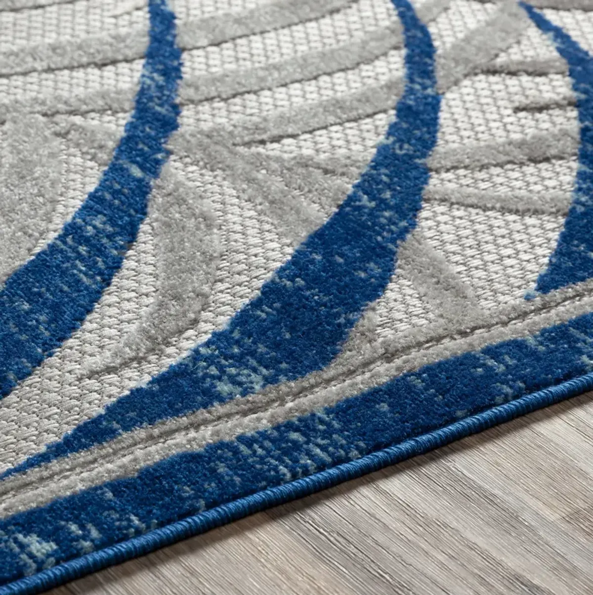 Big Sur BSR-2312 4'3' x 5'7' Blue Rug