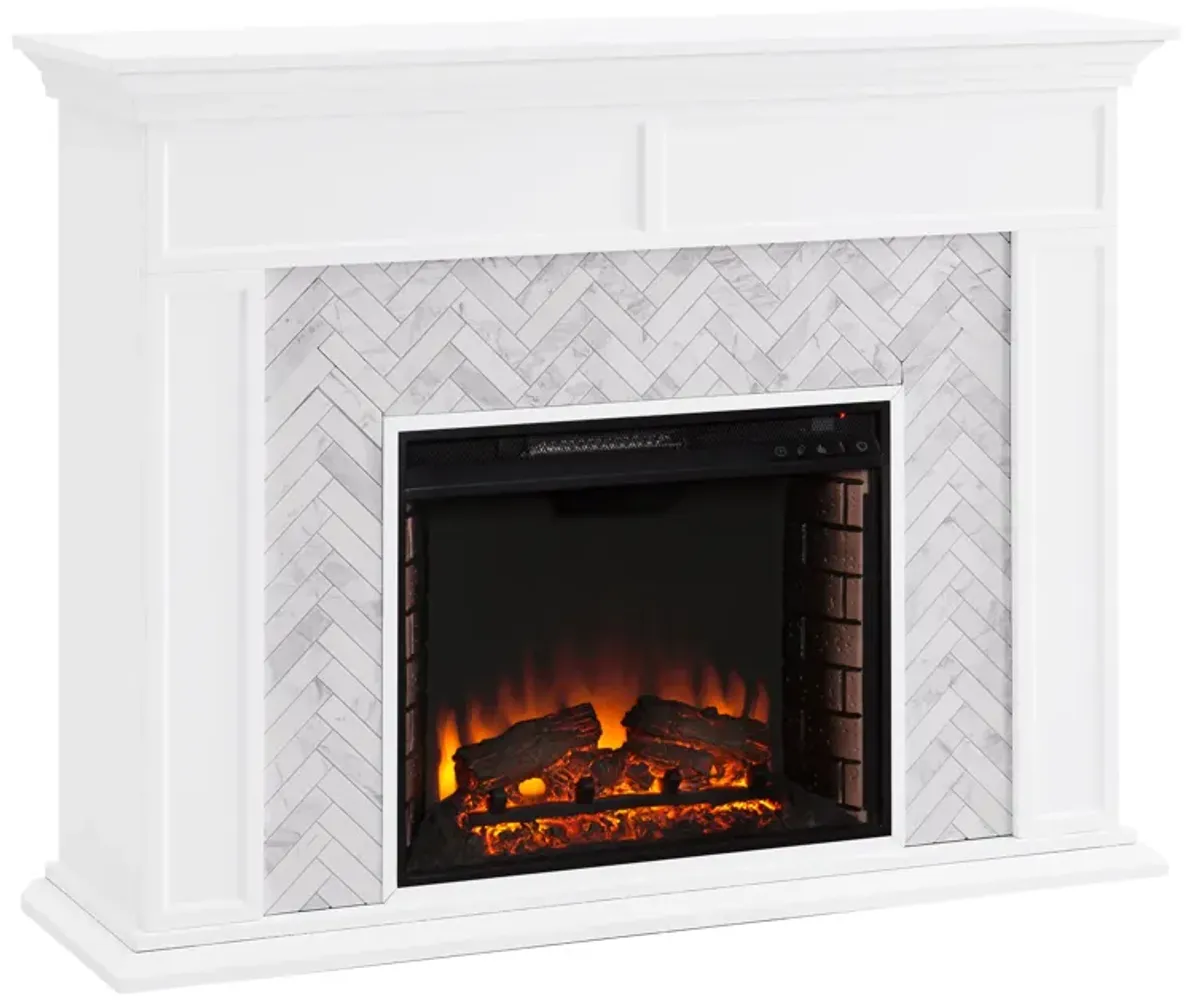 Jones Tiled  Fireplace