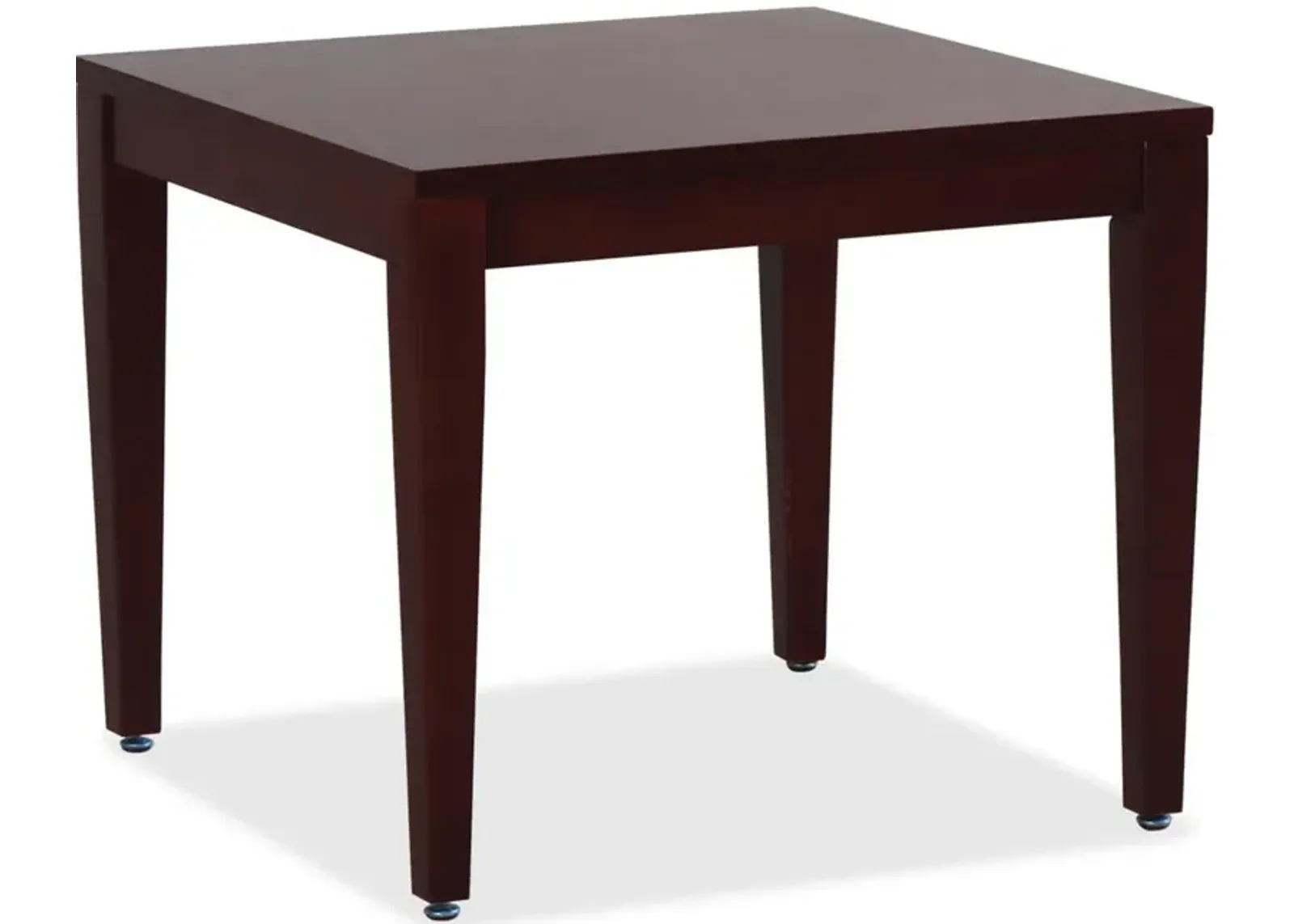 Lorell Solid Wood Corner Table - Square Top - Four Leg Base - 4 Legs - 23.60" Table Top Length x 23.60" Table Top Width - 20" Height x 23.63" Width x 23.63" Depth - Assembly Required - 1 Each