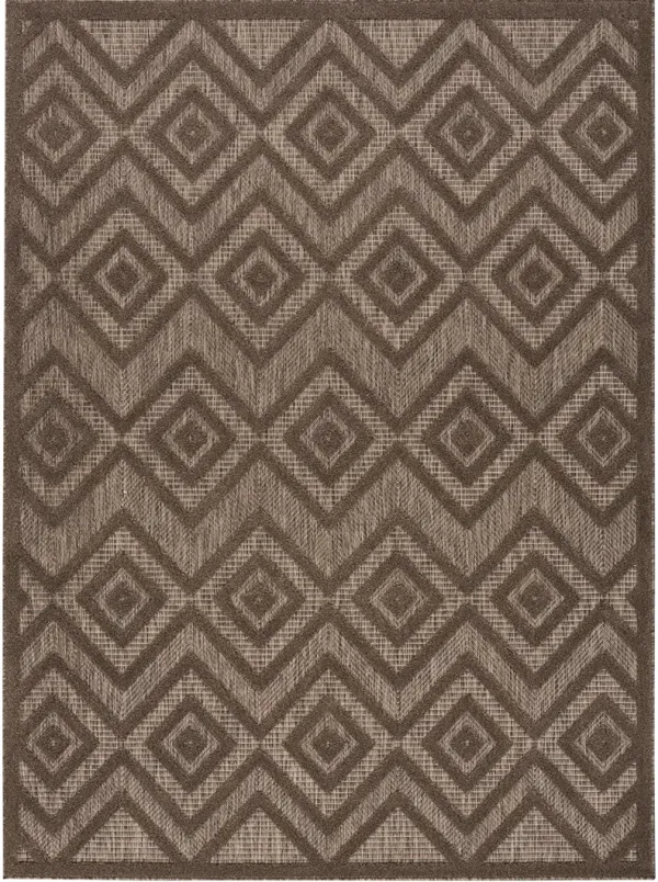 Versatile NRV01 Brown 4' x 6' Rug