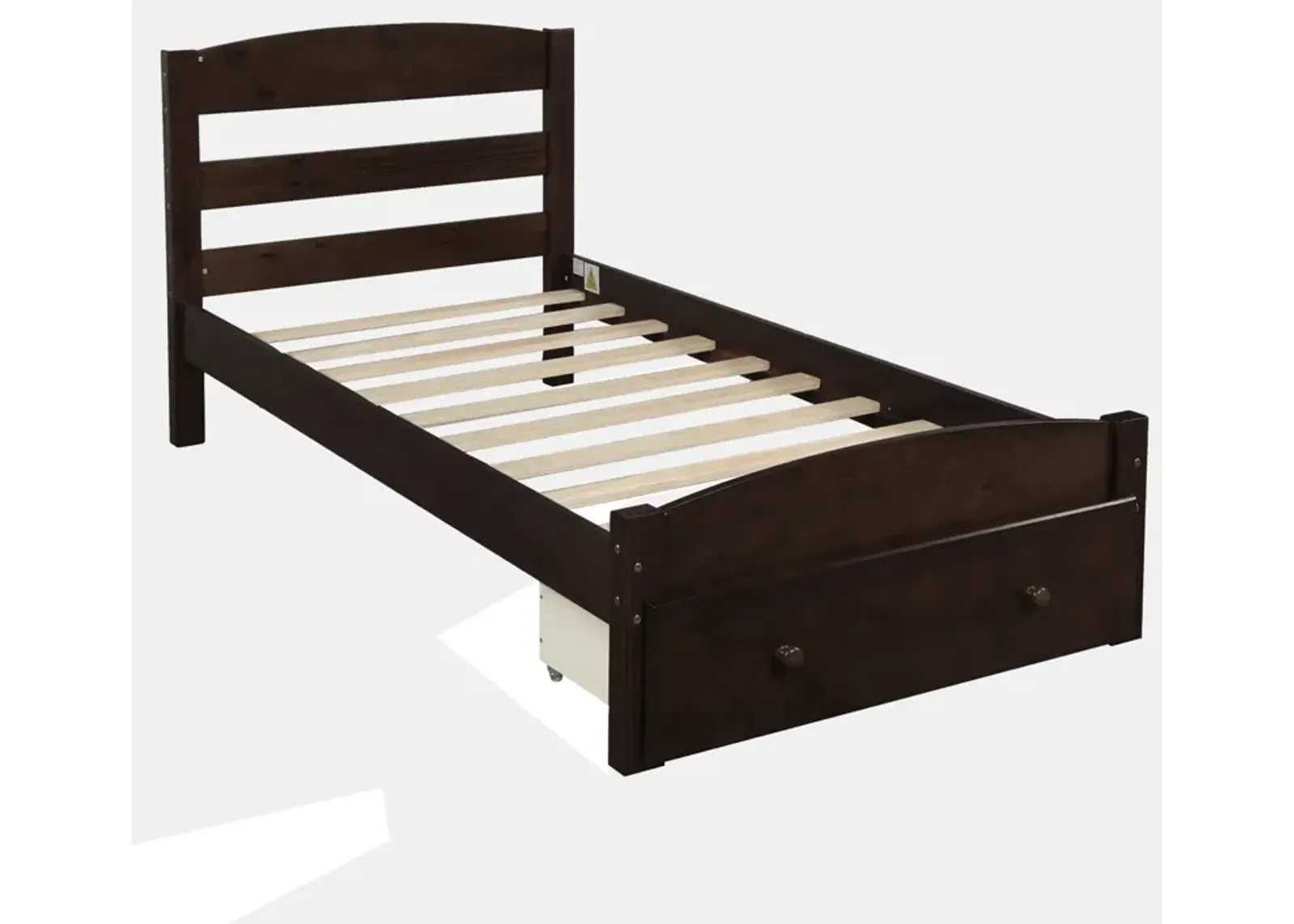 Merax Platform Twin Bed Frame