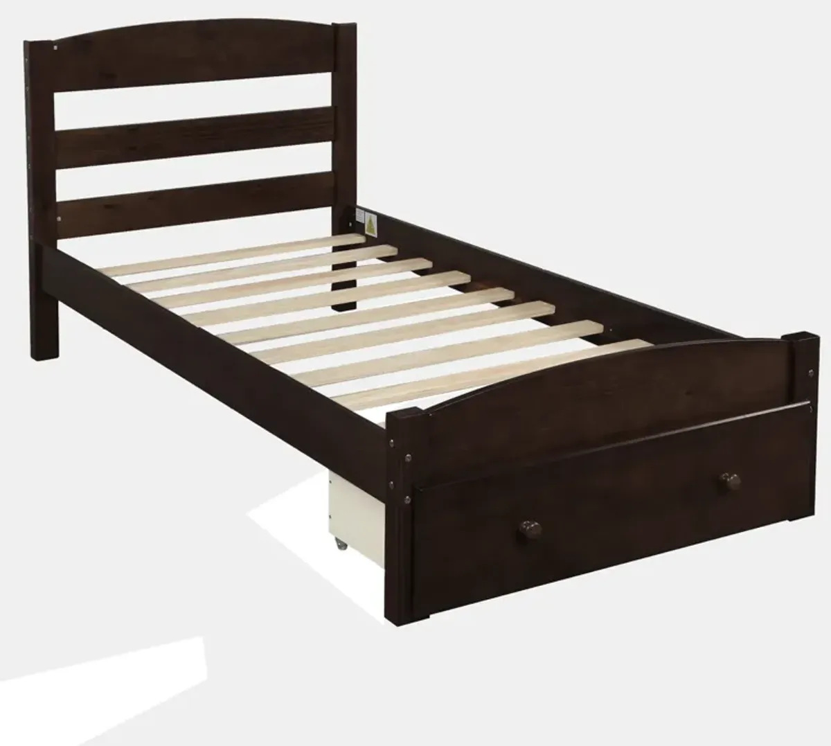 Merax Platform Twin Bed Frame