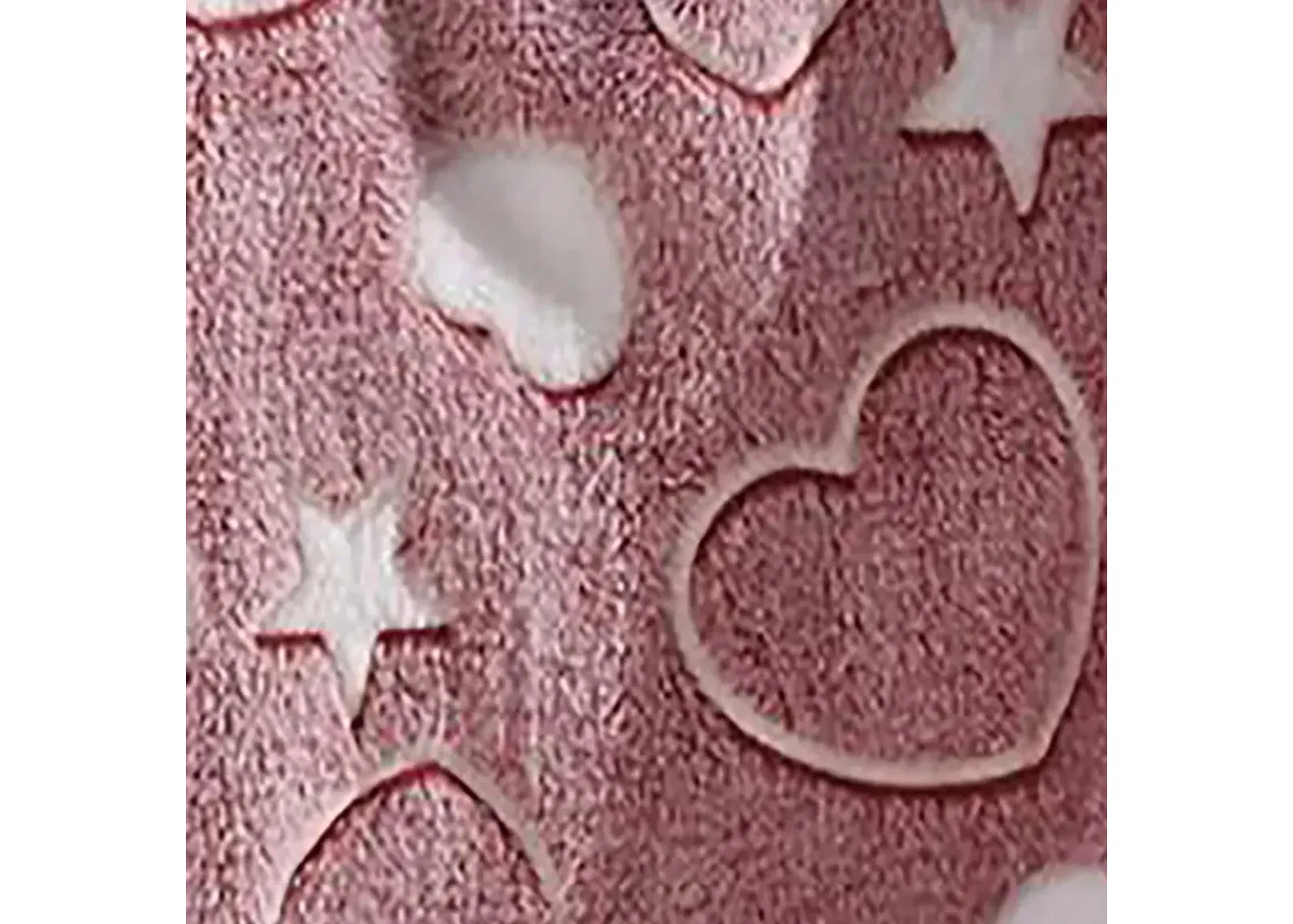 My Heart Star Micro Plush All Season Throw 50" X 60" Multicolor by Plazatex