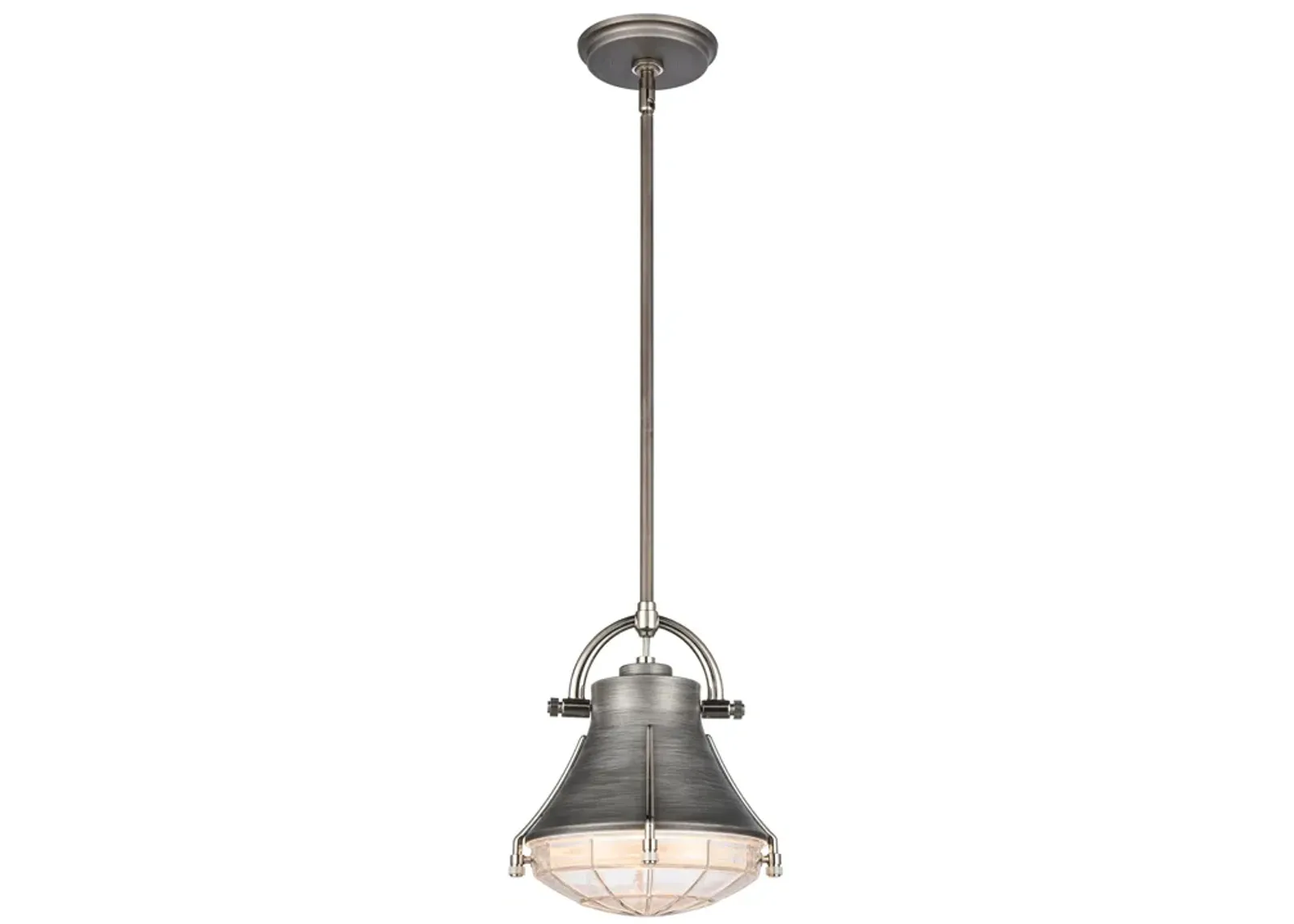 Urbanite 9" wide grey Mini Pendant