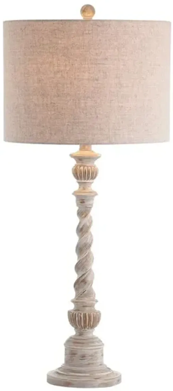 Regent Rustic Resin LED Table Lamp