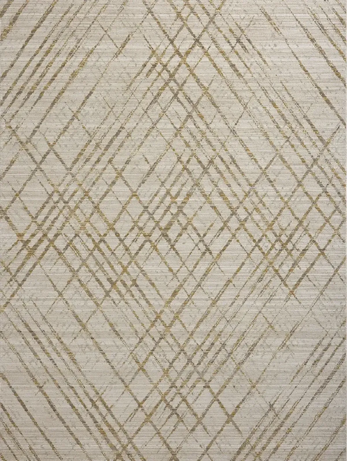 Wade WAE-04 Beige / Gold 2''6" x 14''0" Rug by Loloi II