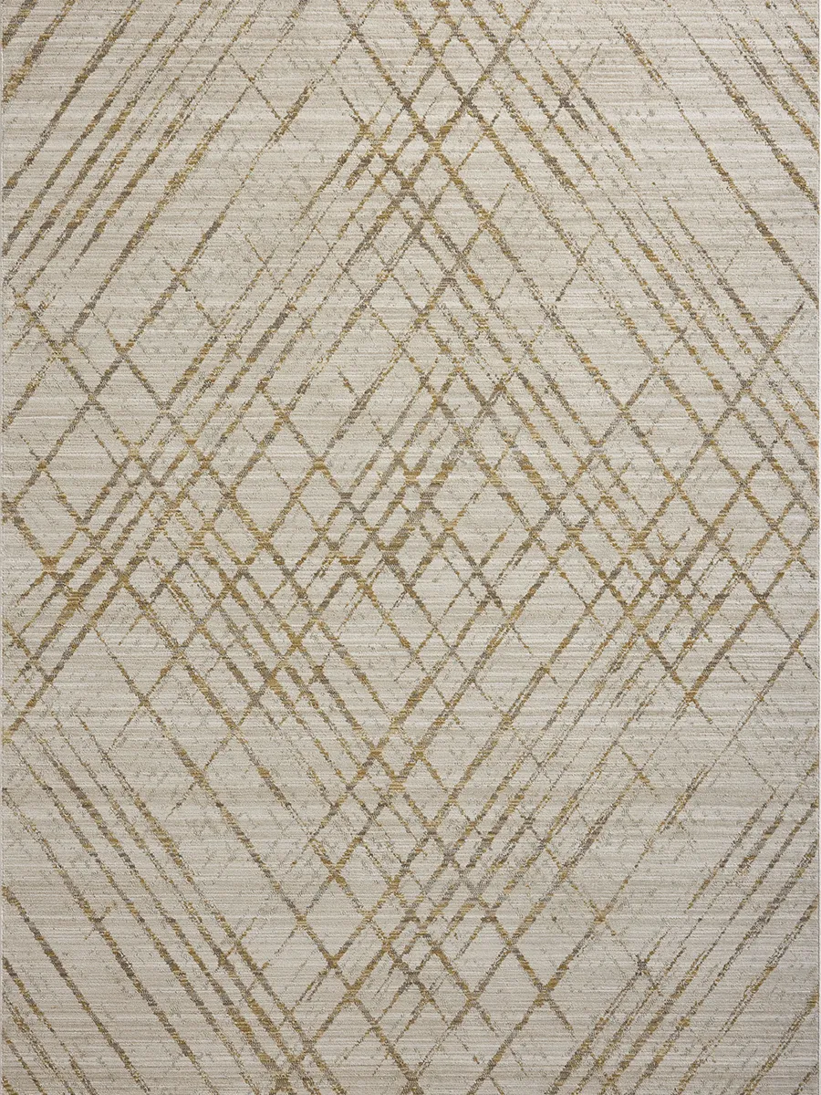 Wade WAE-04 Beige / Gold 2''6" x 14''0" Rug by Loloi II