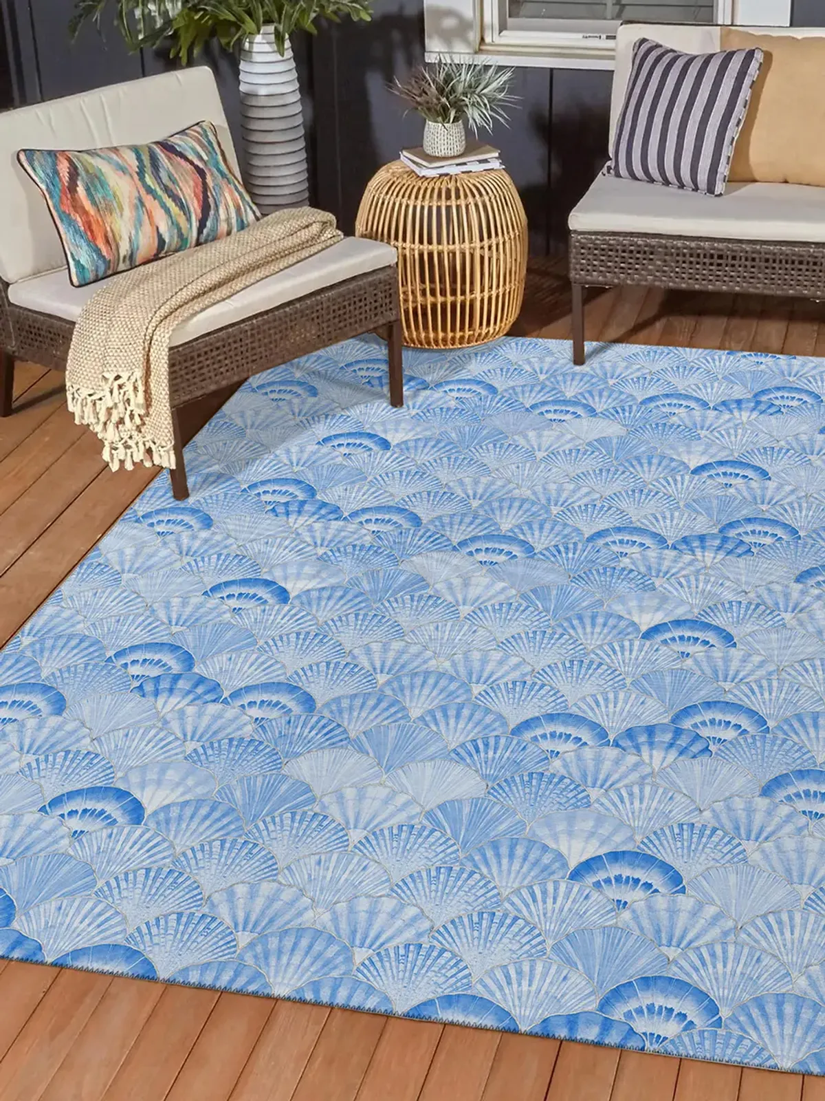 Seabreeze SZ2 Navy 10' x 14' Rug