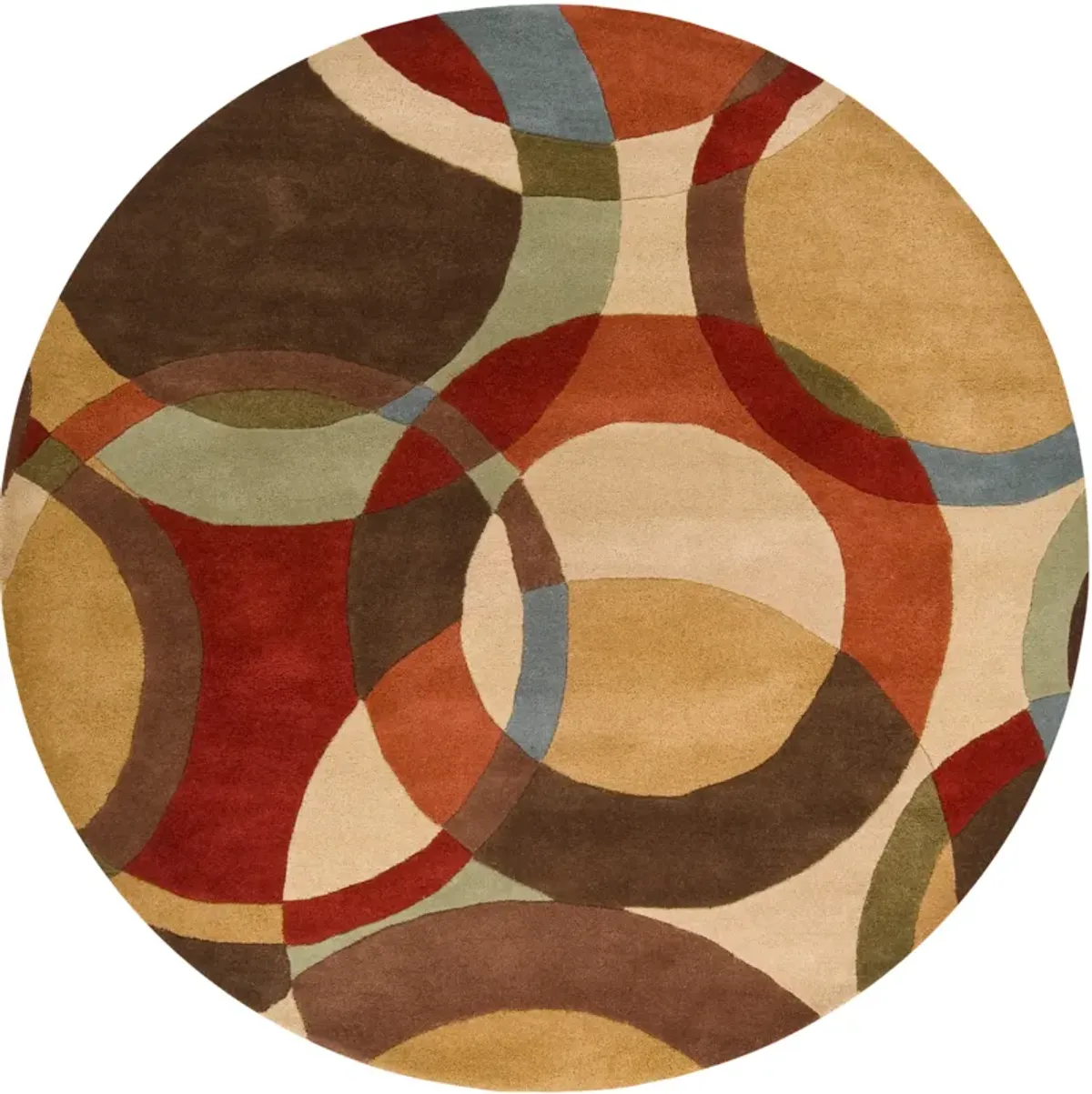 Forum FM-7210 8' Round Beige Rug
