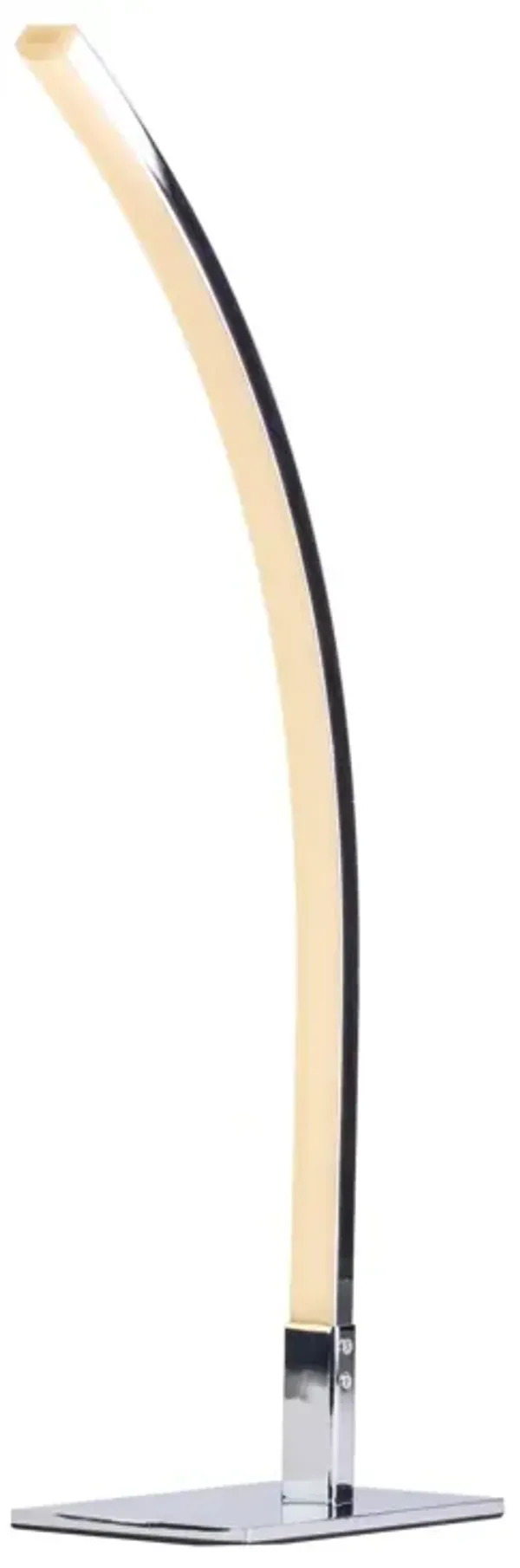 Modern Arc Table Lamp Gold Metal LED Light