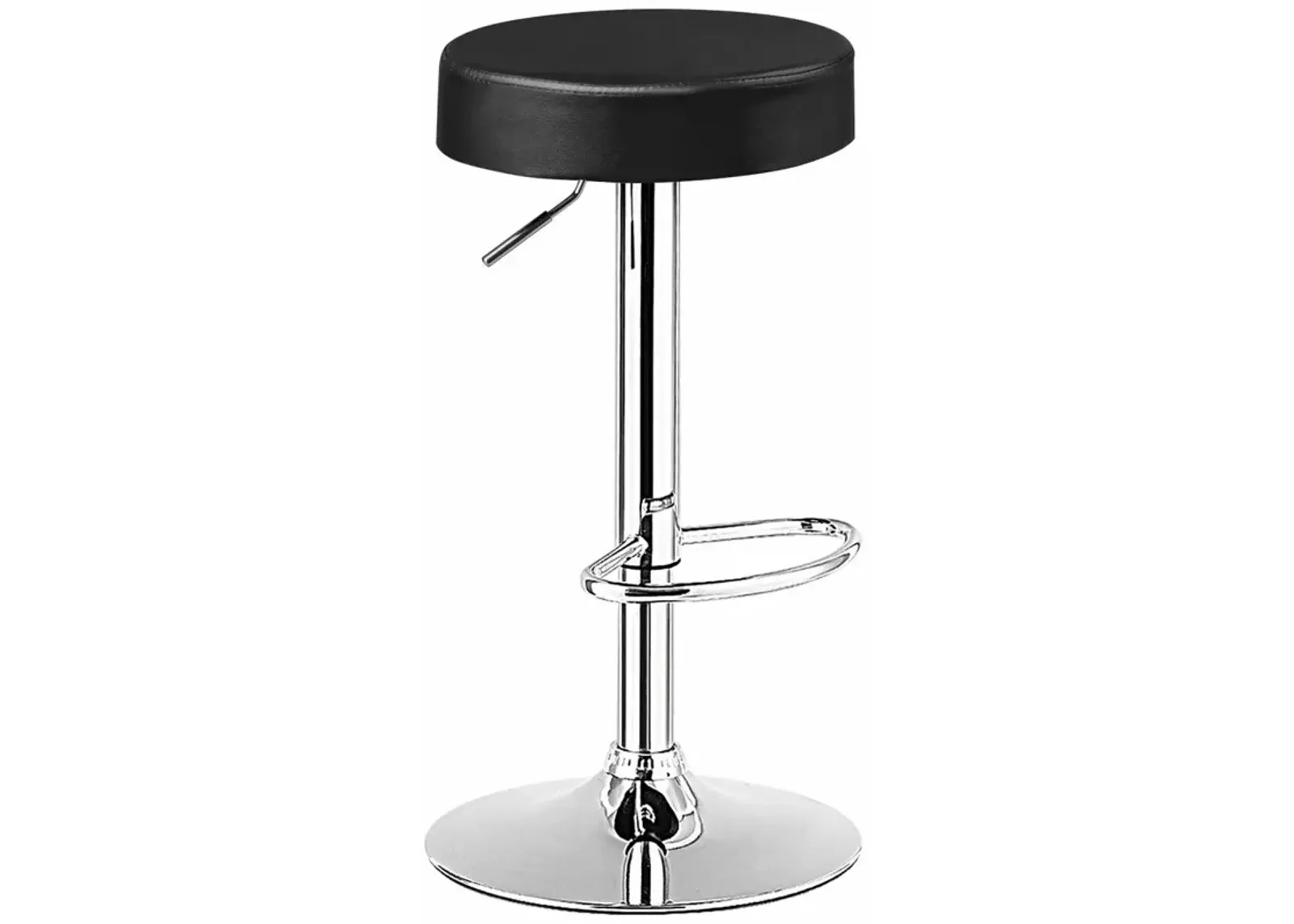 1 PC Round Bar Stool Adjustable Swivel Pub Chair