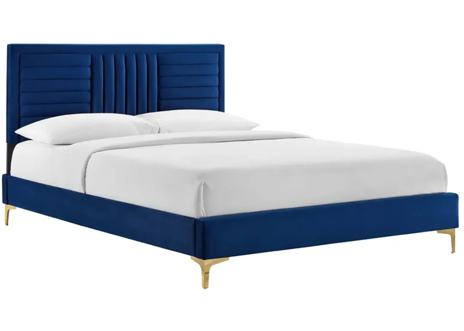 Modway - Sofia Channel Tufted Performance Velvet King Platform Bed