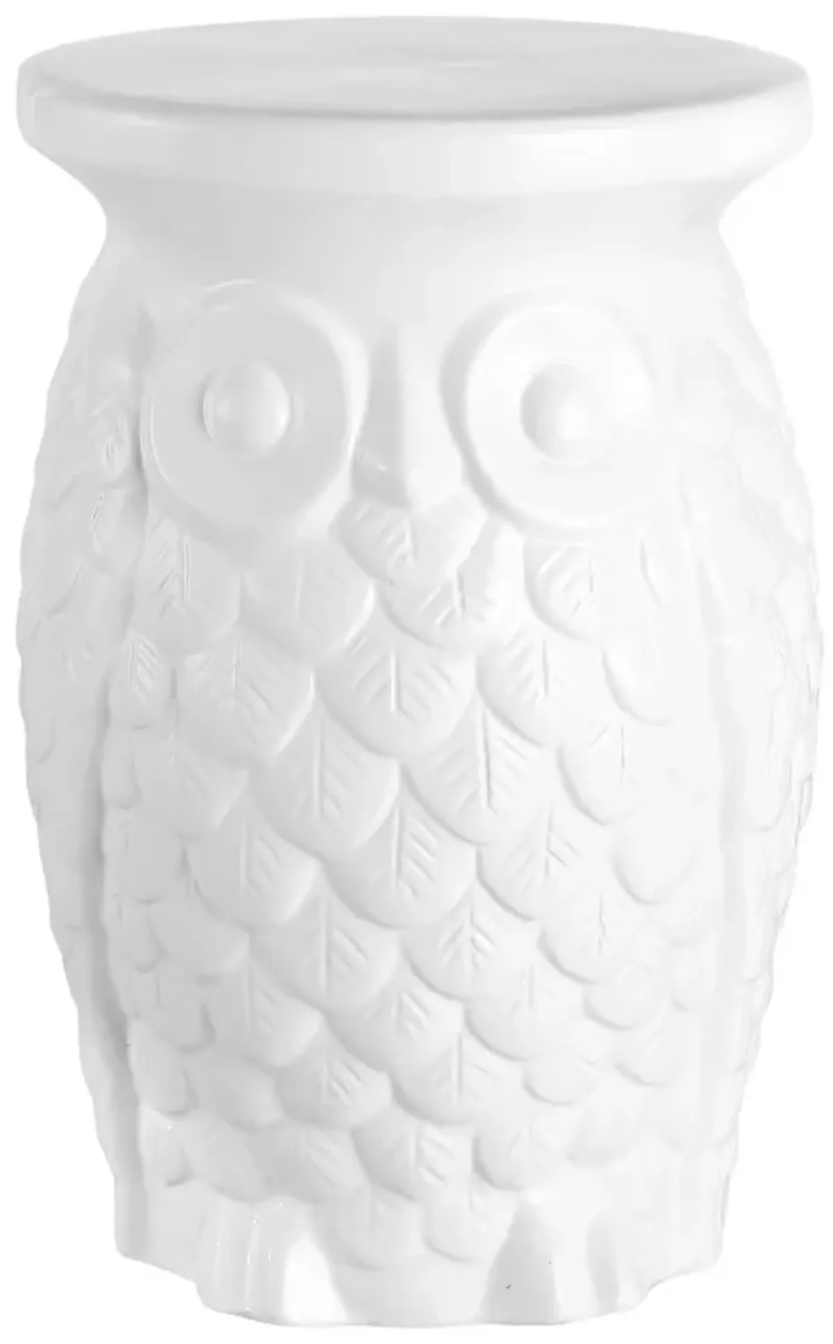 Groovy Owl Ceramic Garden Stool