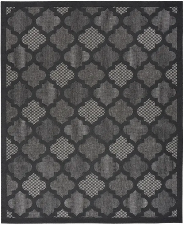 Easy Care NES01 Charcoal/Black 7' x 10' Rug