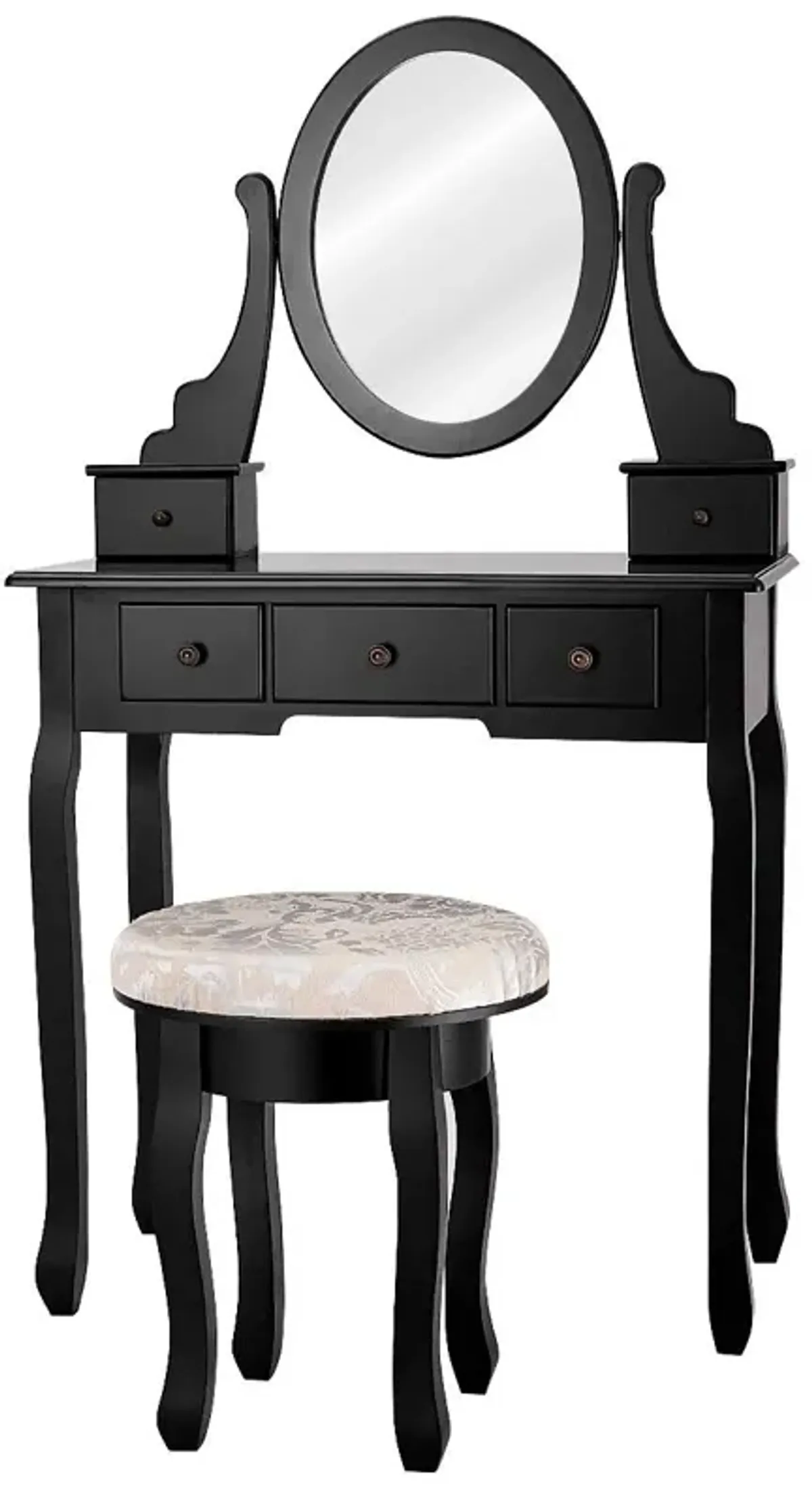 Vanity Makeup Table Set Bedroom Furniture with Padded Stool