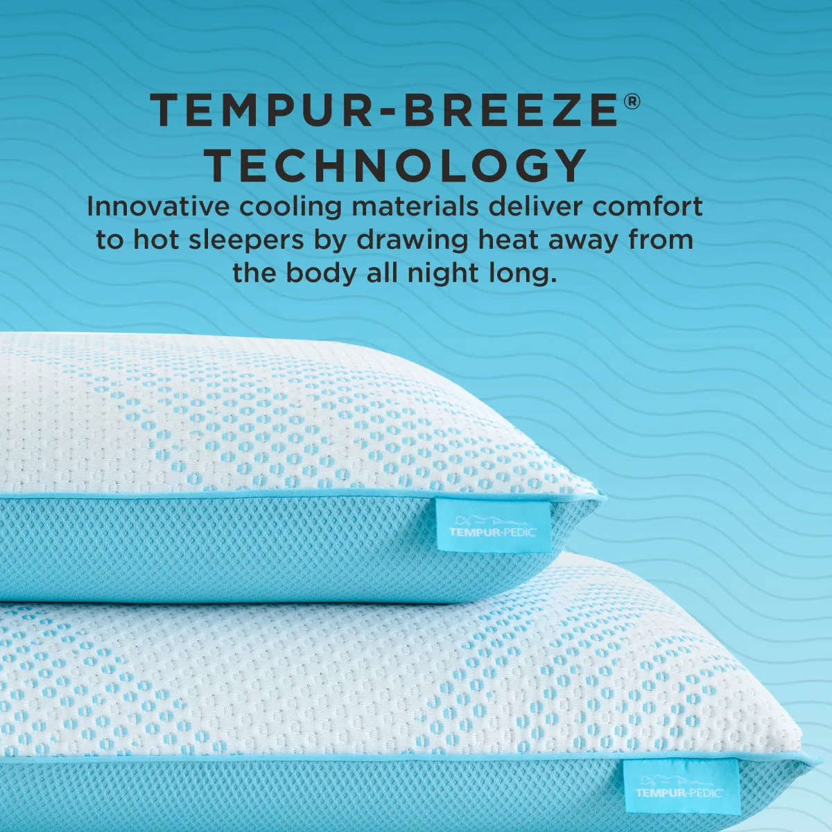 TEMPUR-Breeze® ProLo Queen Pillow