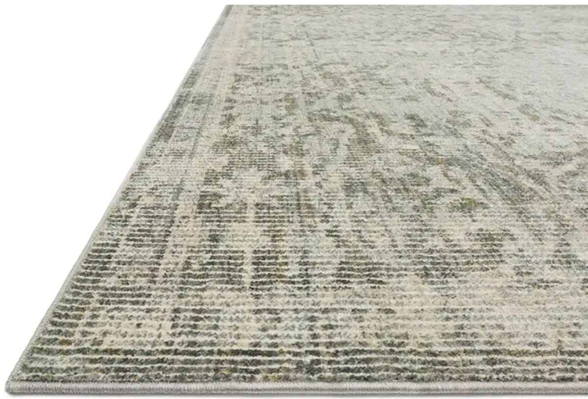 Linnea LIN01 Moss/Ivory 6'7" x 9'2" Rug